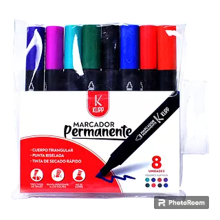 Marcador Klipp Permanente*8