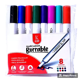 Marcador Borrable Klipp*8