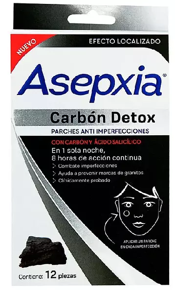 Asepxia Parches Carbón Anti Imperfecciones