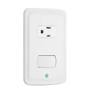 Interruptor +Toma C/P Ambia Refresh