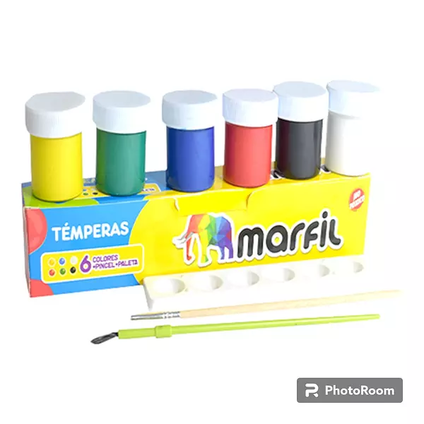 Tempera Marfil Pastel Caja*6 Unds