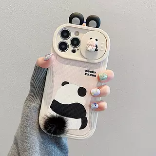 Case Antishok Diseño Panda Iphone 15 Pro