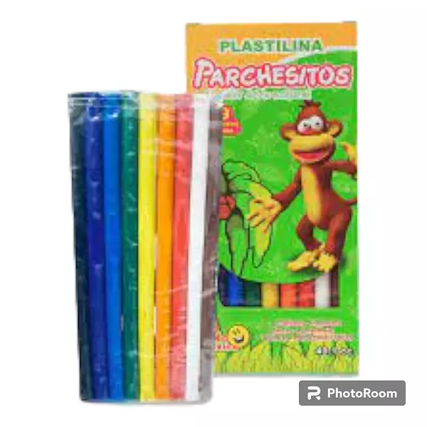 Plastilina Parchesitos Larga *9 Und