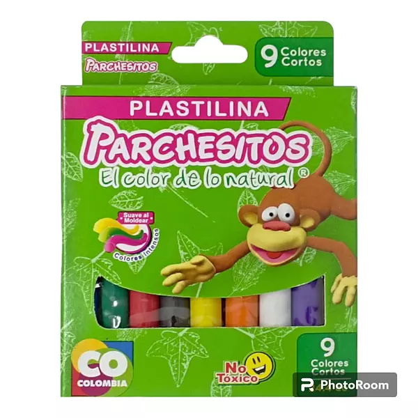 Plastilina Parchesitos Corta *9 Und