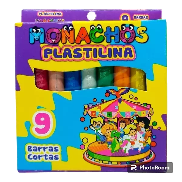 Plastilina Monachos Corta *9 Und