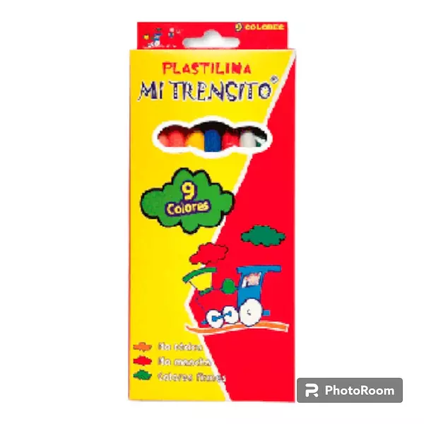 Plastilina Trensito Larga*9