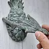 Aldaba Piña En Bronce Patinado