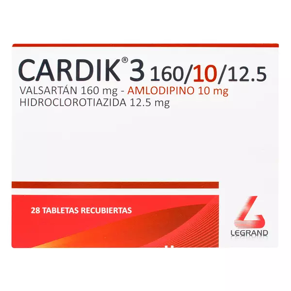 Cardik 3 160/10/12.5 Mg