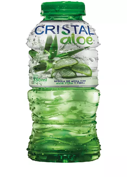 Agua Botella Cristal Aloe