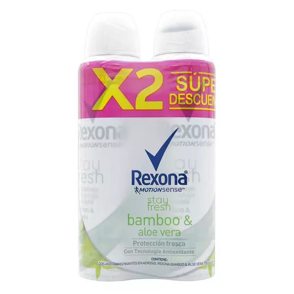 Desodorantes Rexona Bamboo Y Aloe Vera