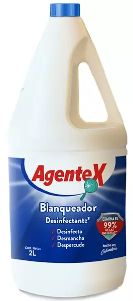 Blanqueador Desinfectante Agentex X 2 L