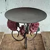Soporte Para Vela Decorado Con Rosas En Resina