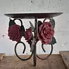 Soporte Para Vela Decorado Con Rosas En Resina