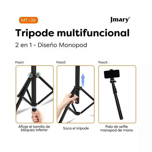 Tripode Para Celulares Mt-39