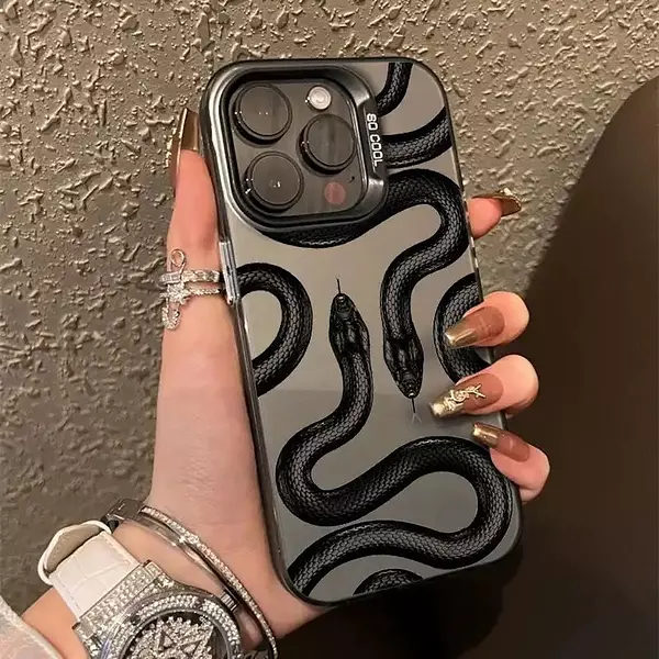 Case Negro Culebra Iphone11pro+