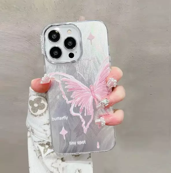 Case Mariposa Metalizado Iphone12