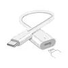 Adaptador Lightning Usb C Usb C Macho Lightning Hembra 60w P