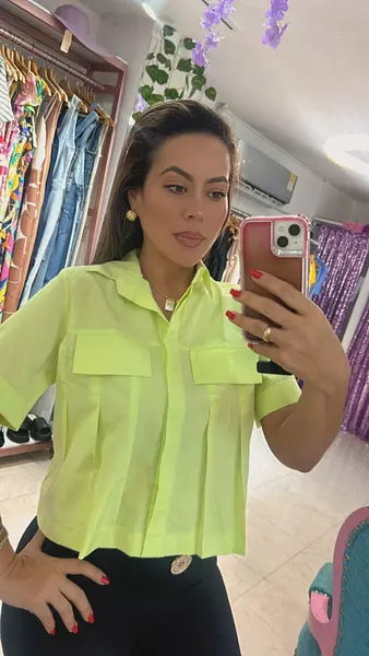 Camisera Verde Limón