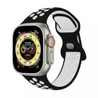 Pulso Nike Negro Con Blanco 38-40-41