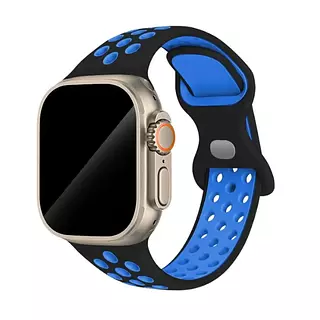 Pulso Nike Negro Con Azul 38-40-41