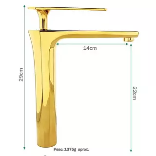 Griferia Monocontrol Dorado