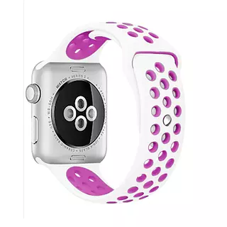 Pulso Nike Blanco Con Morado 42-44-45-49