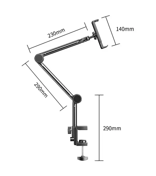 Brazo Soporte Flexible Profesional Para Celular O Tablet