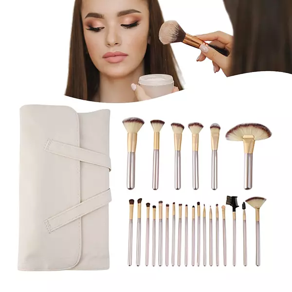 Set De Brochas Alta Calidad Maquillaje Profesional 24 Piezas