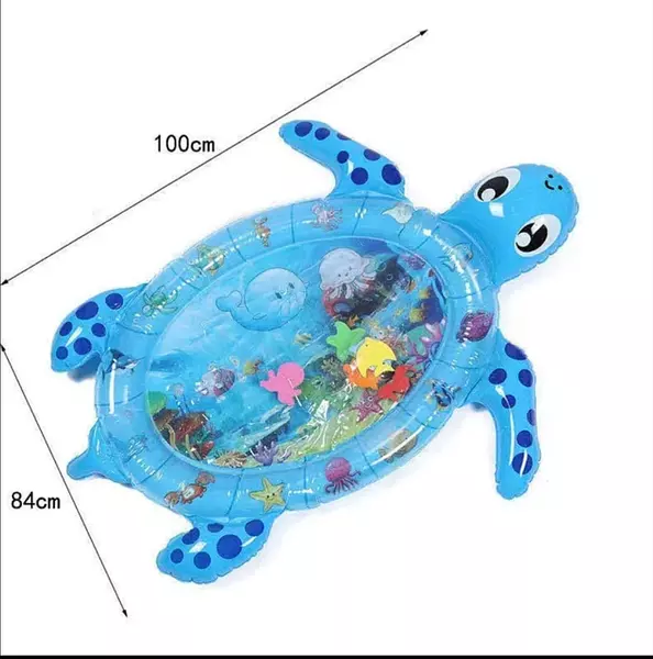 Colchoneta Tapete Inflable De Agua Para Bebé 100cm X 84 Cm