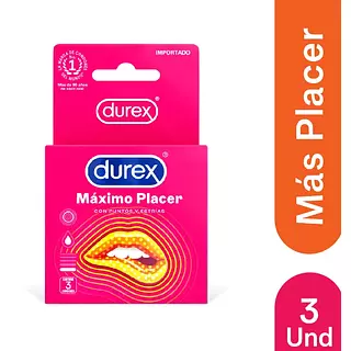 Preservativo Durex Maximo Placer