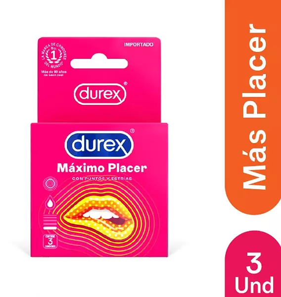 Preservativo Durex Maximo Placer