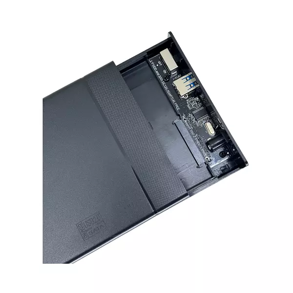 Caja Porta Disco Duro 2 En 1 Sata 2.5 Y 3.5 Hdd Y Ssd