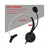 Auriculares Mono De Tráfico Tipo Callcenter 3.5 Mm