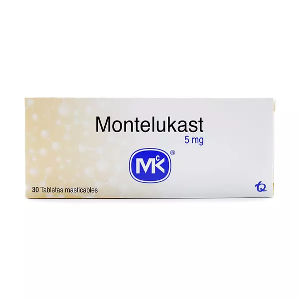 Montelukast Tabletas Masticables 5 Mg