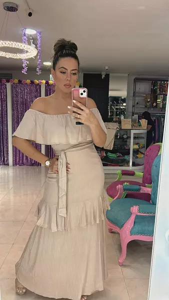 Vestido Beige