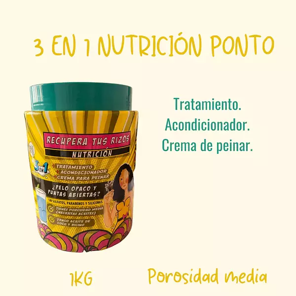 Tratamiento Nutrición 3 En 1 Ponto