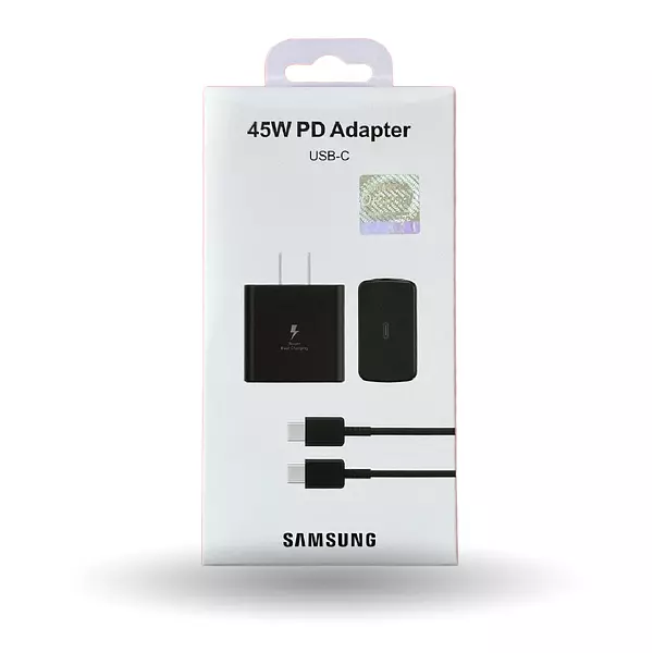 Cargador Samsung Carga Rapida Auto Id 45w Usb-C