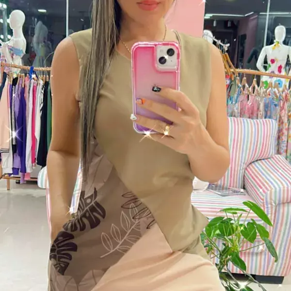 Vestido Tierra Estampado