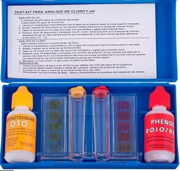 Kit Analizador De Cloro Y Ph