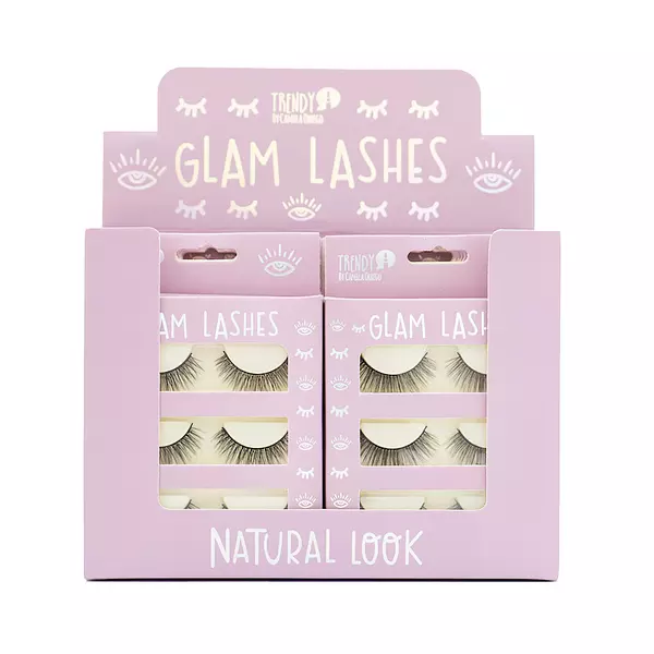 Pestañas Trendy Set X 3 Und Glam Lashes