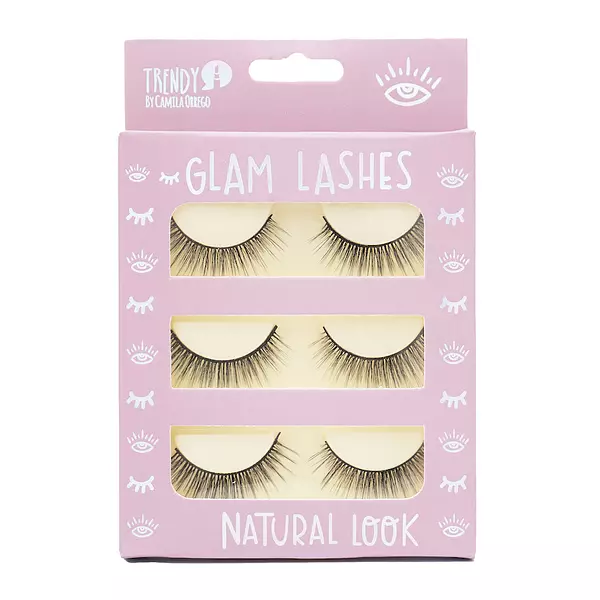 Pestañas Trendy Set X 3 Und Glam Lashes