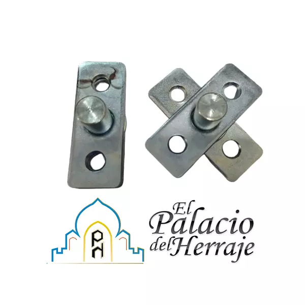 Pivote Para Puerta De 20mm Con Buje Metal C.12 Ind