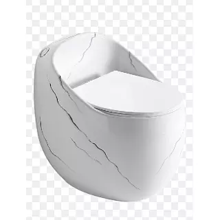 Sanitario Huevito Marmolizado Blanco