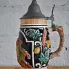 Jarro Cervecero Con Tapa De Peltre - Alemania 1940