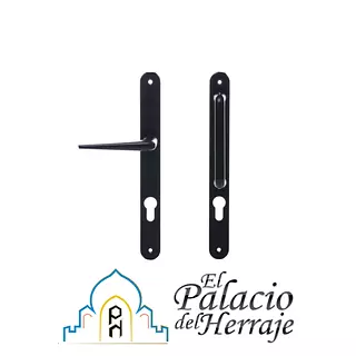 Manijon Puerta Aluminio Negro Kl M-7n