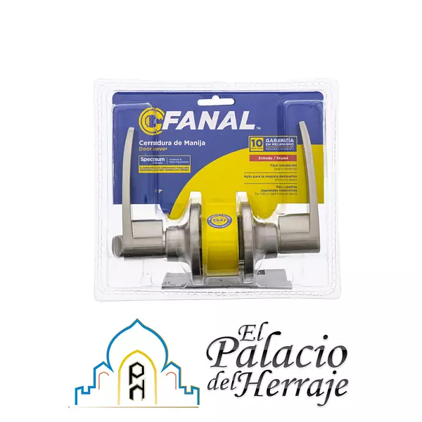 Chapa Palanca Recta Fanal Alcoba