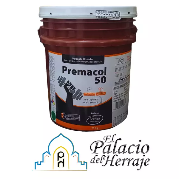 Pegante Premacol 50 Cuñete Marron Tapa Blanca 5366