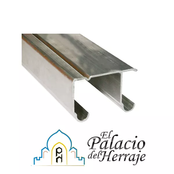 Riel En "R" Aluminio Eco X 2 Metros -Duc U20