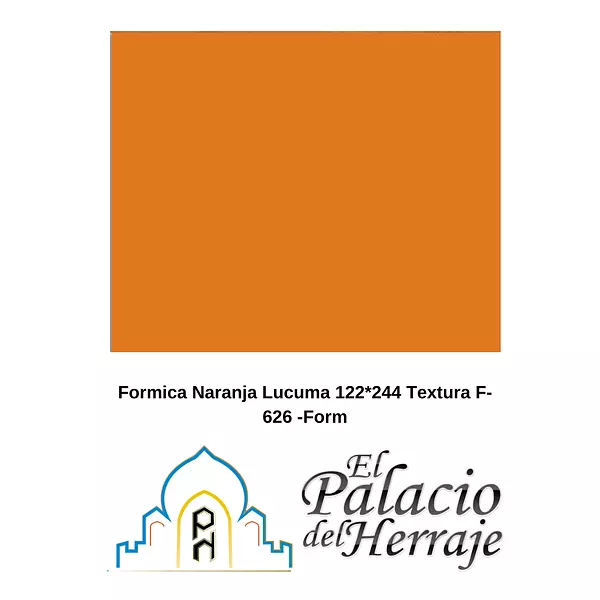 Formica Naranja Lucuma 122*244 Textura F-626 -Form