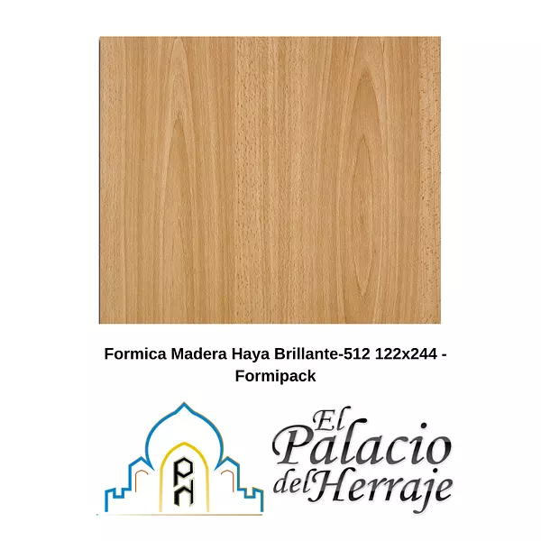 Formica Madera Haya Brillante-512 122x244 - Formip